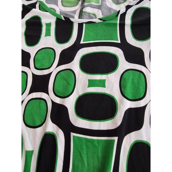V.1 Couture Retro 60s Mod Dress Small Bold Colors Geometric Mid Century Hippy - Picture 4 of 9